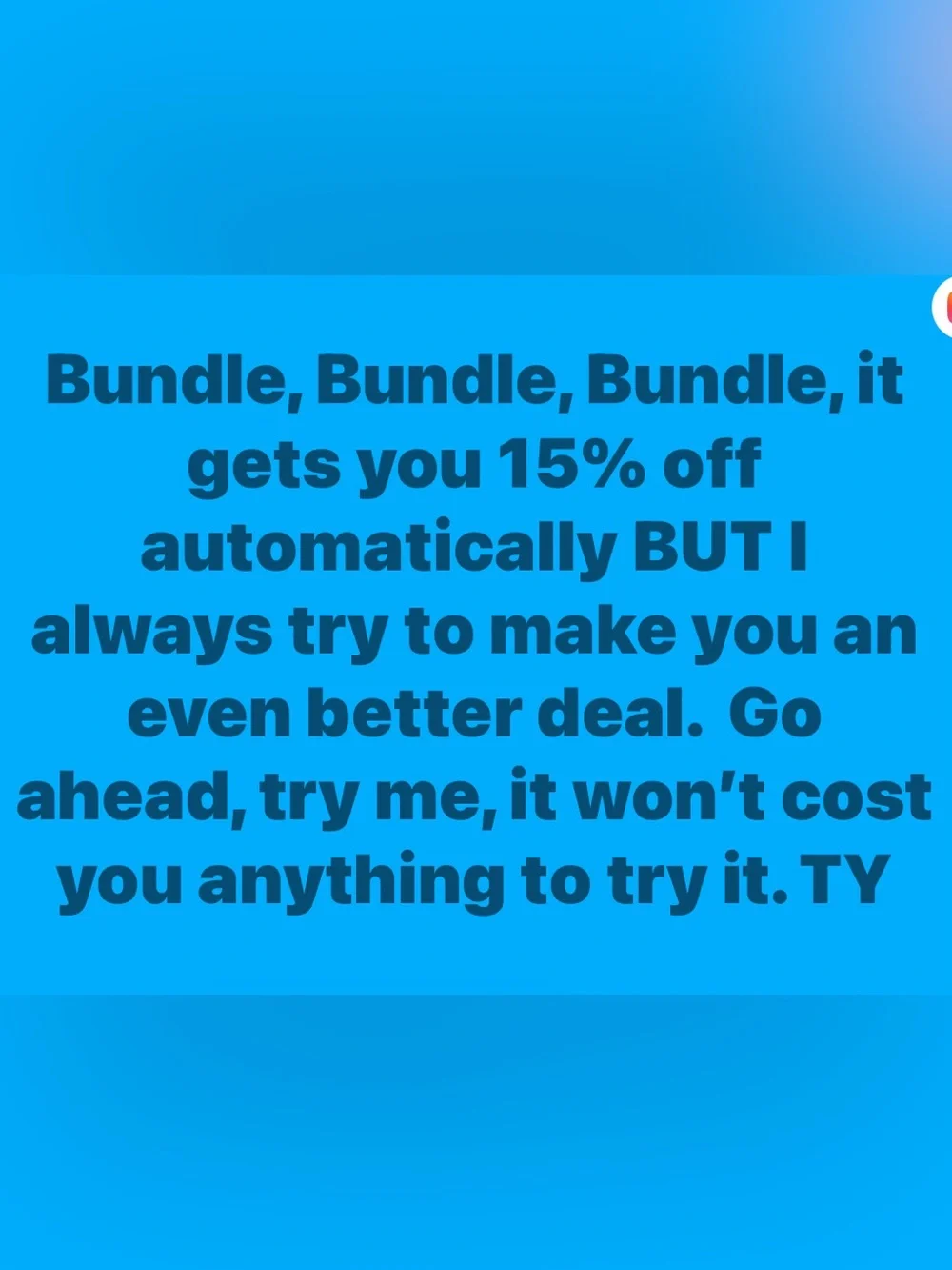 🔵🔵🔵 Make a Bundle, just 2 items or more and let’s make a deal - Thank You